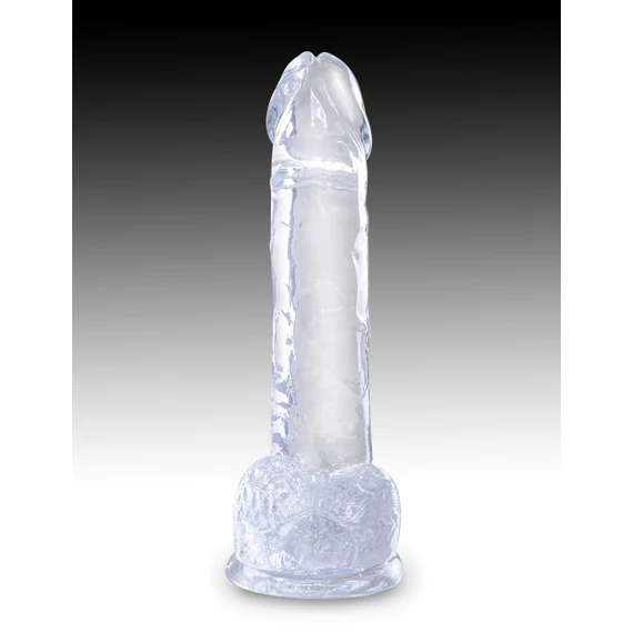 7" with balls Clear