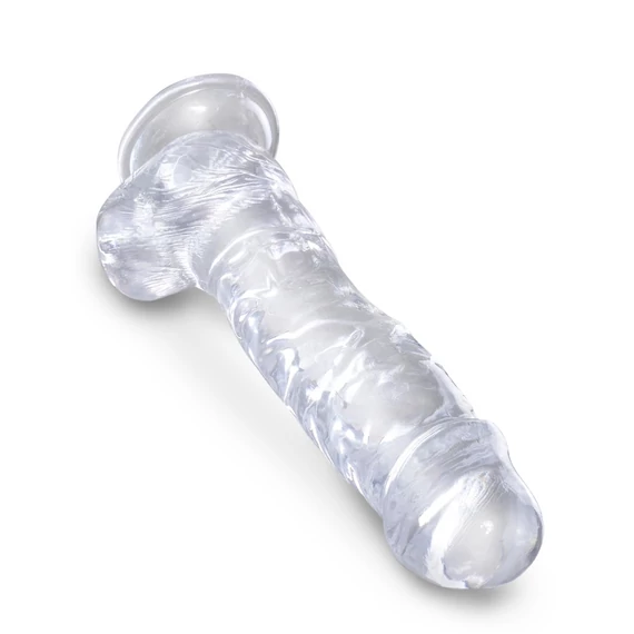 8" with balls Clear