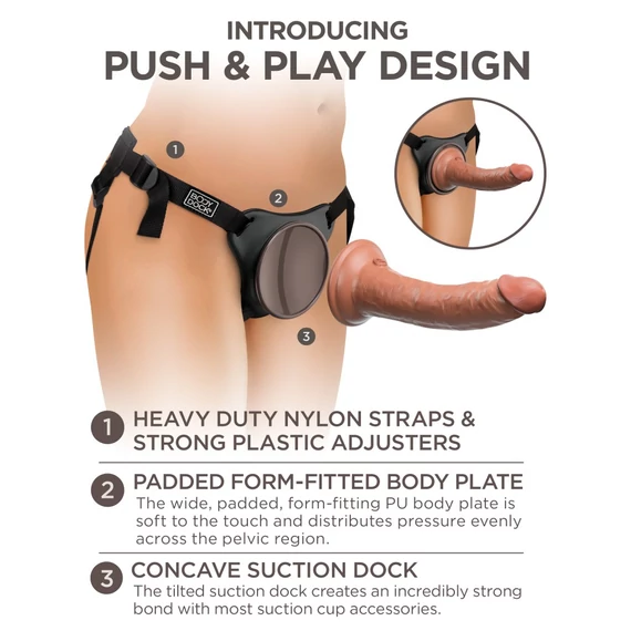 Comfy Silicone Body Dock Kit Black/ Dark Brown