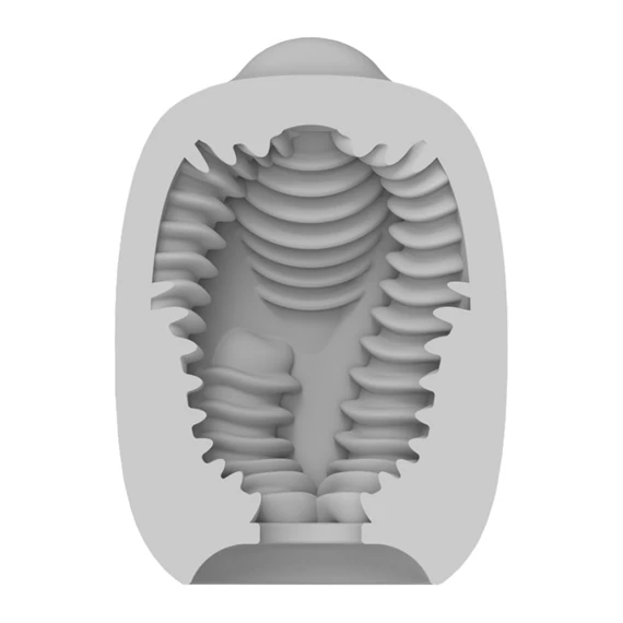 VIBEGGS - Twisty Tongues - Vibrating Masturbation Sleeve - White