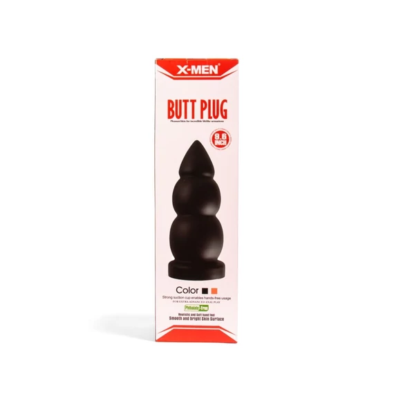X-MEN 9.6 inch Butt Plug Black