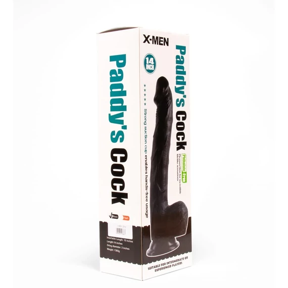 X-MEN Paddy’s 14 inch Cock Black