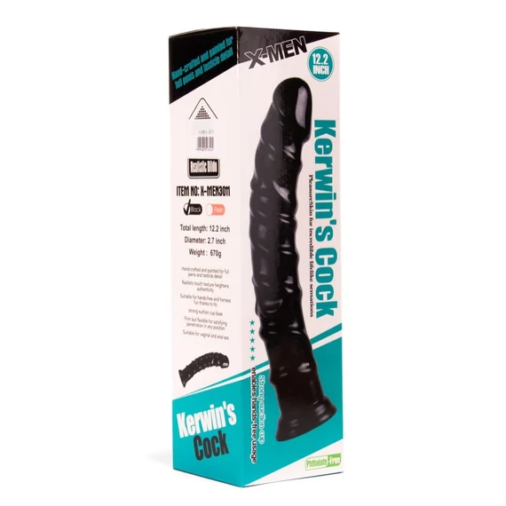 X-MEN Kerwin’s 12.2 inch Cock Black