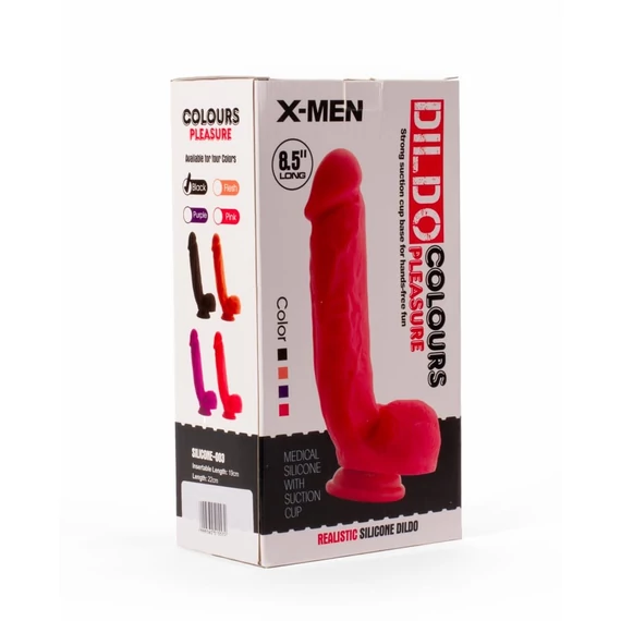 X-MEN 8.5" Dildo Colours Pleasure Flesh 3