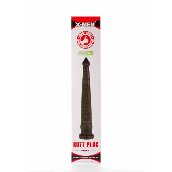 X-Men 23.23" Butt Plug PVC Black