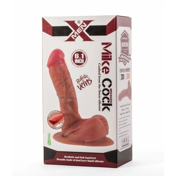X-Men Mike 6.1" Cock Tan Brown