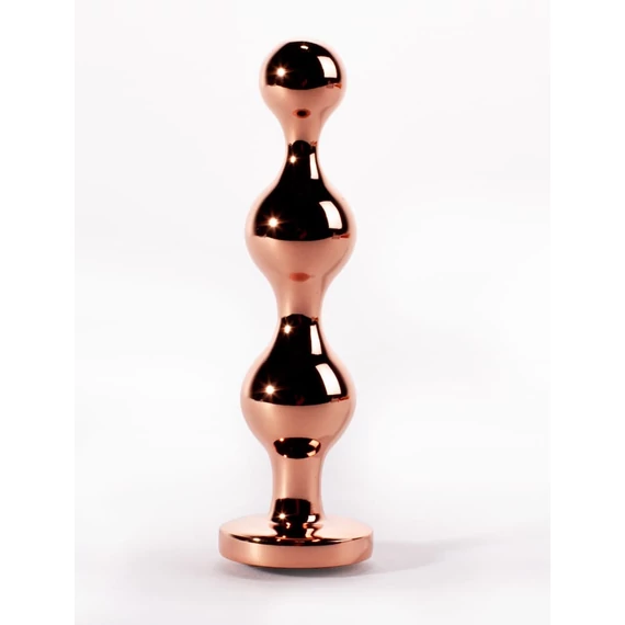 X-Men Secret Shine Booty Call Metal Butt Plug with Gem Gold M