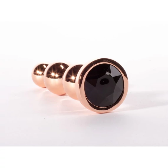 X-Men Secret Shine Booty Call Metal Butt Plug with Gem Gold M