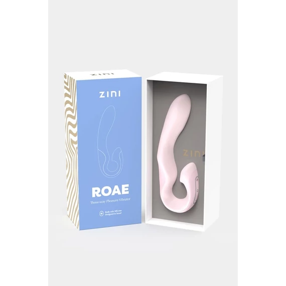Zini Roae SE Three-way Pleasure Vibrator Pink