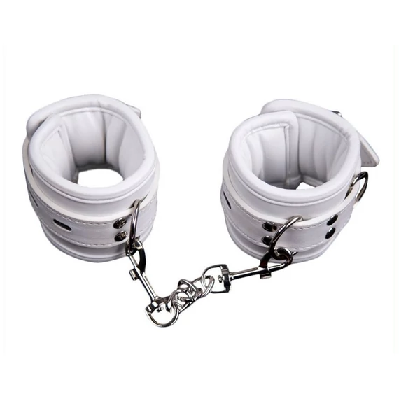 CUFF BOMB – fehér csuklókötöző készlet