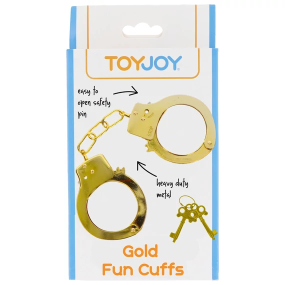 Fun Cuffs – arany fém bilincsek izgalmas élményekhez