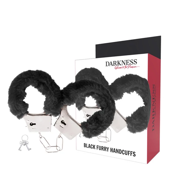 DARKNESS – fekete fém bilincsek elegáns vonalakkal