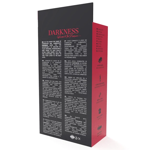 DARKNESS – fekete tüskés bilincsek, érzéki játékokhoz