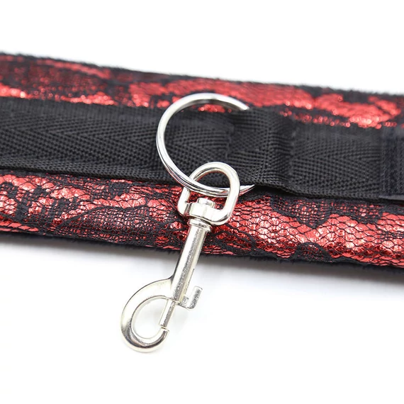 OHMAMA FETISH – bársonyos bilincs nylon szalaggal