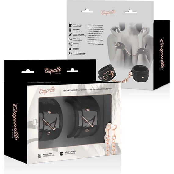 COQUETTE CHIC DESIRE – prémium fekete bilincs neoprén béléssel