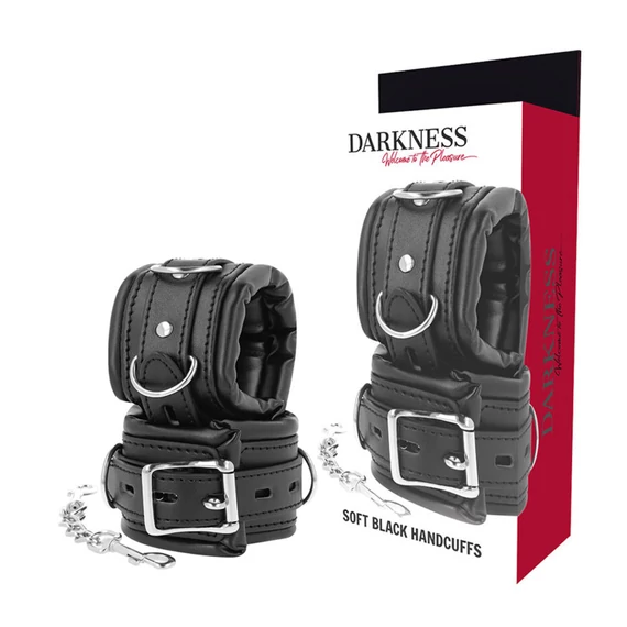 DARKNESS – párnázott BDSM kézi bilincsek