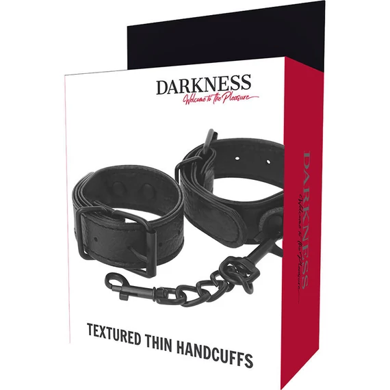 DARKNESS - széles, vékony, texturált bilincsek
