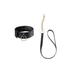 Kép 4/4 - Maze Wide Choker With Leash Black