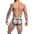 Kép 3/5 - C4M-Desire Jockstrap-BlueLeatherette-L