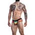 Kép 2/5 - C4M-Mixed Jockstrap-Rainbow-M