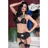 Kép 1/6 - CR 4220 S Black Open Bra 3 pc Set