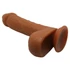 Kép 7/8 - Beautiful Johnson 9,2 " Dildo Brown