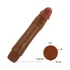 Kép 10/10 - Barbara Dybbuk Realistic Multi-Speed Vibrator 9,5 " Brown