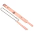 Kép 8/8 - Pink Organosilicon Collar with Leash