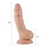 Kép 4/4 - 7" Real Extreme Dildo Flesh