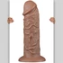 Kép 2/14 - 10.5'' Realistic Chubby Dildo Brown