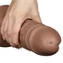 Kép 13/14 - 10.5'' Realistic Chubby Dildo Brown