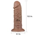 Kép 14/14 - 10.5'' Realistic Chubby Dildo Brown