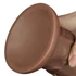 Kép 3/14 - 10.5'' Realistic Chubby Dildo Brown