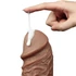 Kép 4/14 - 10.5'' Realistic Chubby Dildo Brown