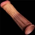 Kép 3/8 - 12'' Dual layered Platinum Silicone Cock