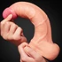 Kép 3/8 - 10" Dual Layer Platinum Silicone Cock
