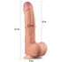 Kép 2/8 - 11" Dual Layer Platinum Silicone Cock