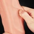 Kép 7/8 - 12" Dual Layered Platinum Silicone Cock 1