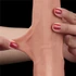 Kép 6/16 - 8.5'' Sliding Skin Dual Layer Dong - Whole Testicle