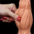 Kép 9/11 - 9.5" Dual-Layered Sillicone Cock