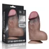 Kép 1/9 - 7" Dual-Layered Silicone Nature Cock Brown