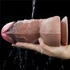 Kép 5/9 - 7" Dual-Layered Silicone Nature Cock Brown