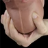Kép 6/9 - 7" Dual-Layered Silicone Nature Cock Brown