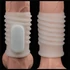 Kép 2/9 - Vibrating Spiral Knights Ring (White) I