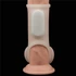 Kép 4/7 - Vibrating Silk Knights Ring with Scrotum Sleeve (White) I