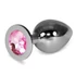 Kép 1/2 - Rosebud Classic Metal Plug L Pink