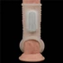 Kép 4/8 - Vibrating Drip Knights Ring with Scrotum Sleeve (White)
