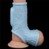 Kép 2/8 - Vibrating Drip Knights Ring with Scrotum Sleeve Blue