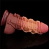 Kép 12/12 - 9.5'' Dual layered Platinum Silicone Cock with Rope