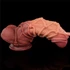 Kép 12/13 - 10.5'' Dual layered Platinum Silicone Cock with Rope